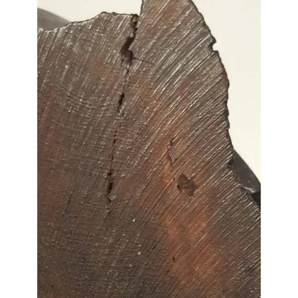 Vintage Iron Wood Hand Carved Folk Art Sculpture Sea Lion Seal MCM Modernist - Picture 7 of 8